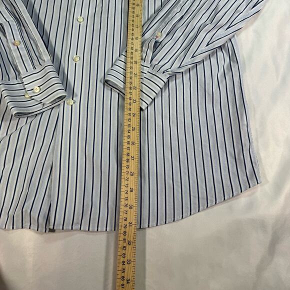 Men’s Tommy Bahama Jeans Island Crafted Long Sleeve Light Blue Shirt 16 1/2 - Picture 3 of 6